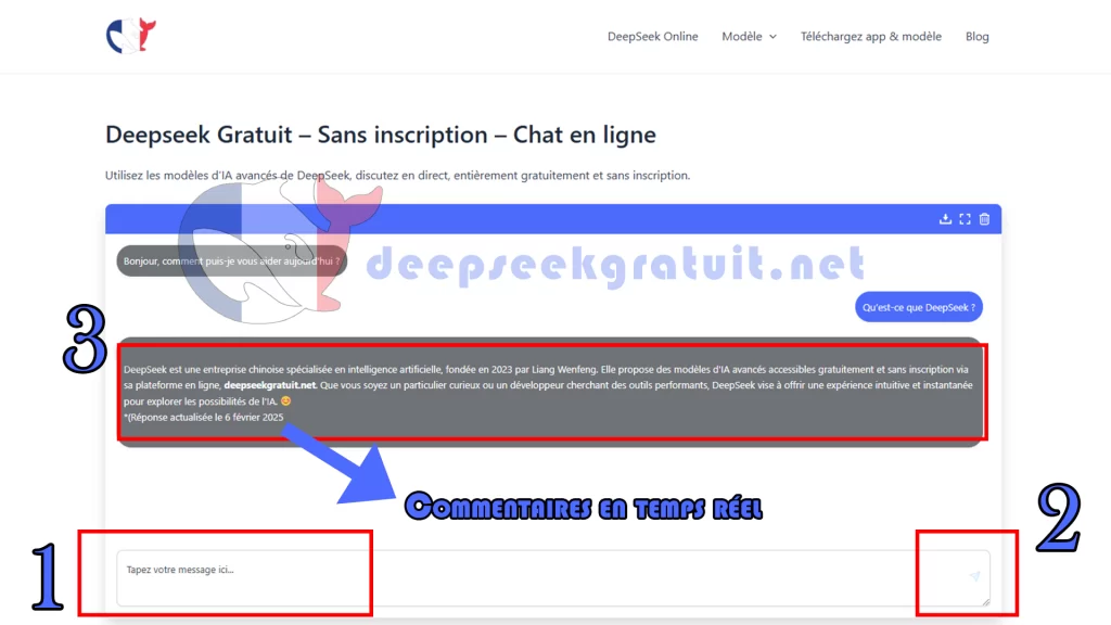 Comment utiliser DeepSeek Gratuit